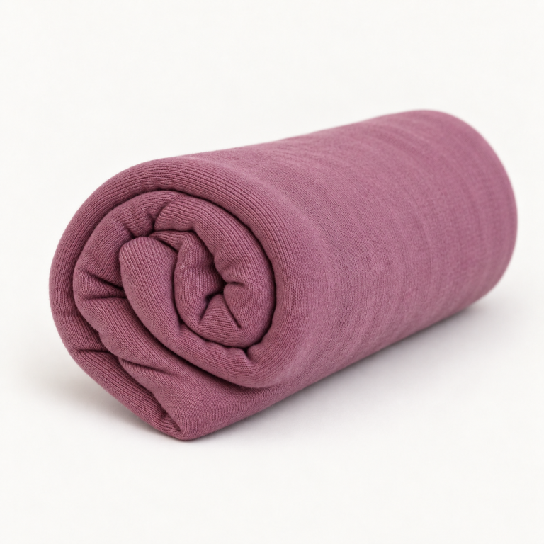 Hijab jersey coton rose roulé — Zayna Modeste